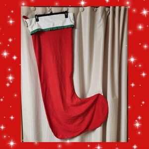 Jumbo Vintage Christmas Stocking